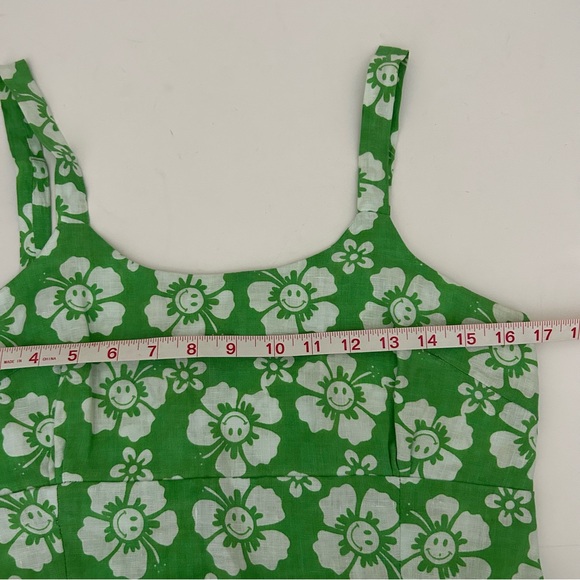 Holiday the Label Maldives Linen Happy Hawaii Lime Mini dress Small - Picture 7 of 10